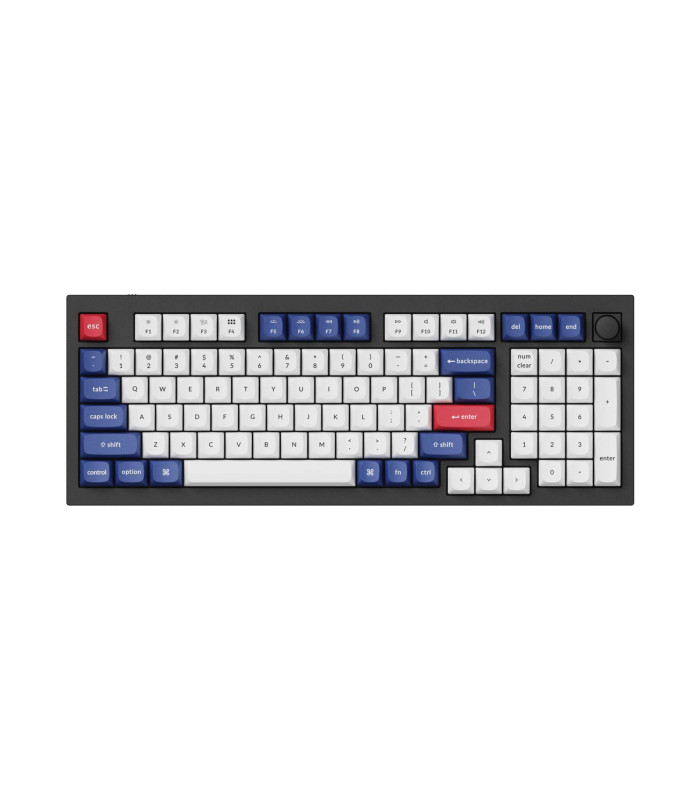 Keychron PBT Dark Blue and White Set Keycaps (CH)