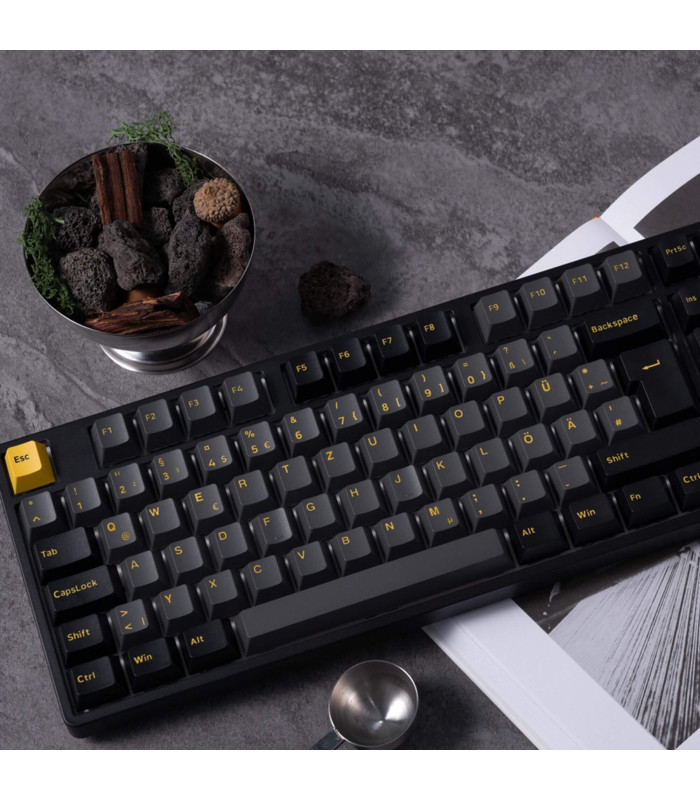 Akko 5108B Plus Black & Gold ISO PRO Cream Yellow