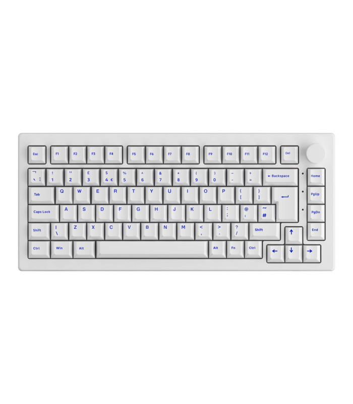 Akko 5075B Plus Blue on White ISO V3 Cream Yellow