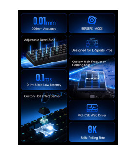 Ace 60 Pro Magnetic Switch Keyboard White