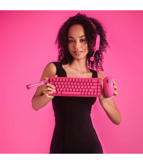 Ace68 E-sport Magnetic Switch Keyboard Rose Red