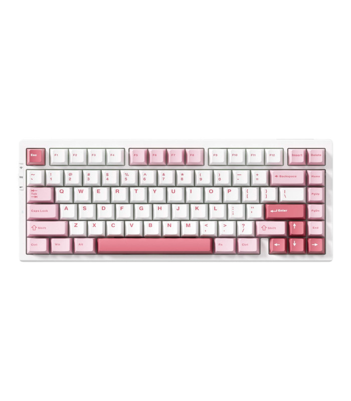 G75 PRO Mechanical Keyboard White Pink