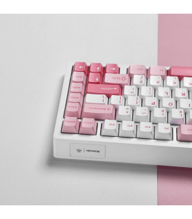 G75 PRO Mechanical Keyboard White Pink