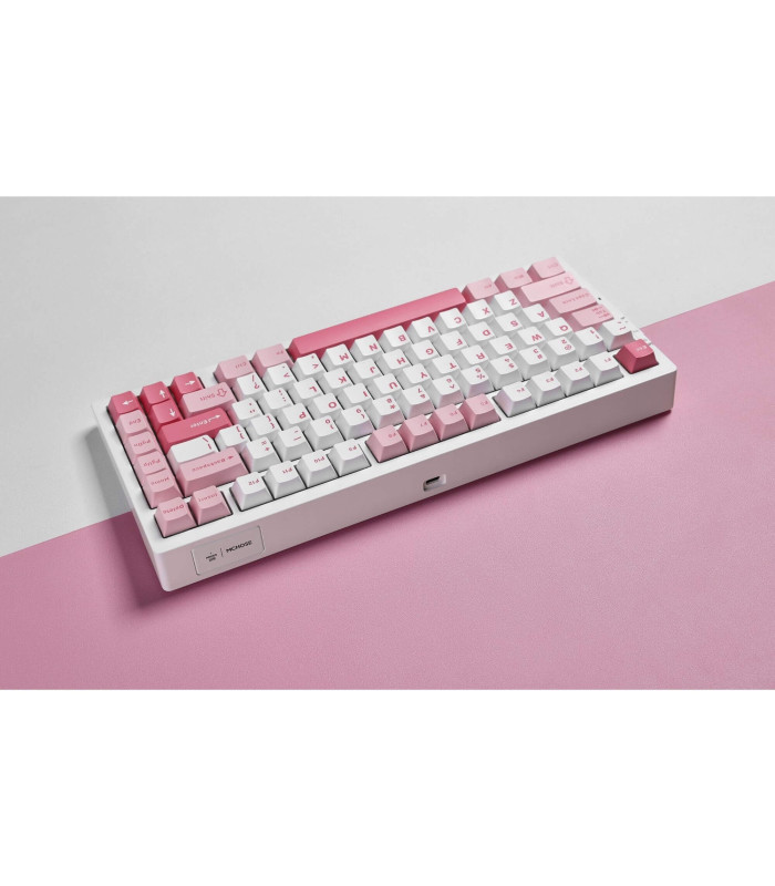 G75 PRO Mechanical Keyboard White Pink