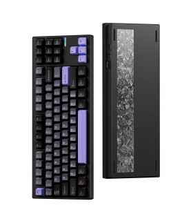 GX87 Ultra Full Aluminium CNC Keyboard Black Anodi