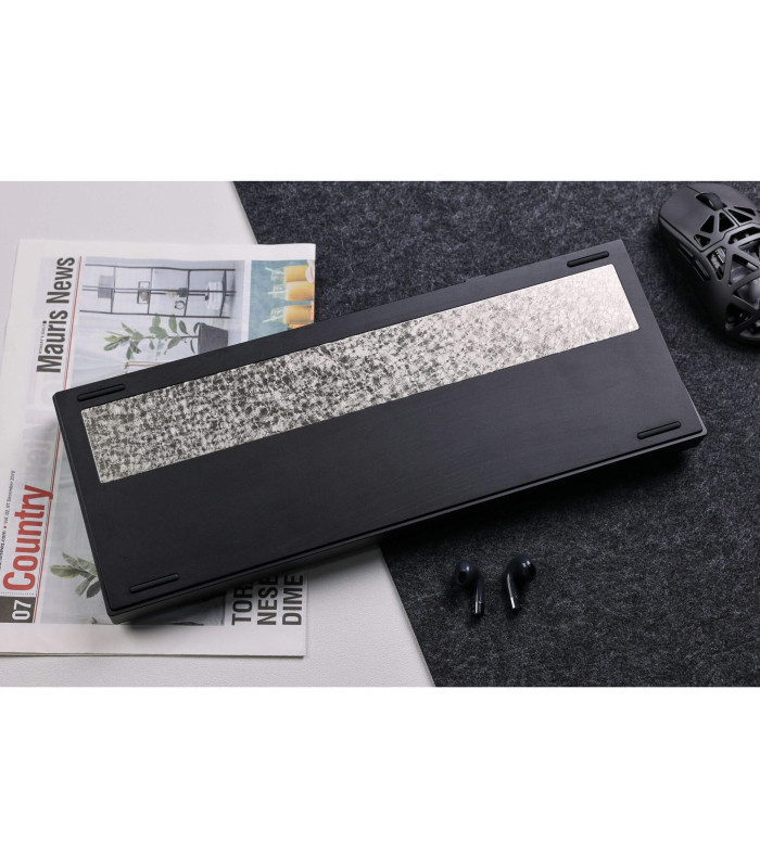 GX87 Ultra Full Aluminium CNC Keyboard Black Anodi