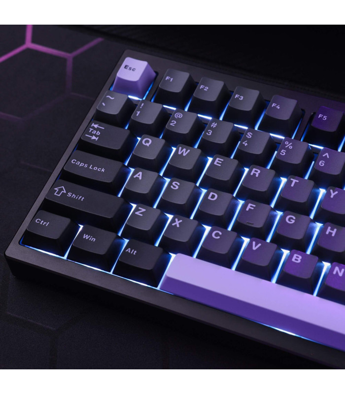 GX87 Ultra Full Aluminium CNC Keyboard Black Anodi