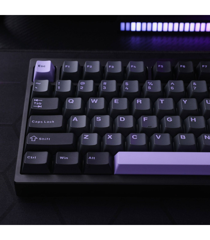 GX87 Ultra Full Aluminium CNC Keyboard Black Anodi