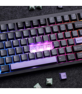 GX87 Ultra Full Aluminium CNC Keyboard Black Anodi