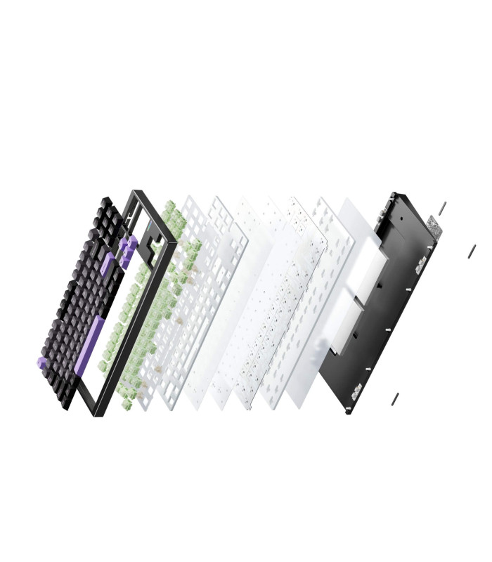 GX87 Ultra Full Aluminium CNC Keyboard Black Anodi