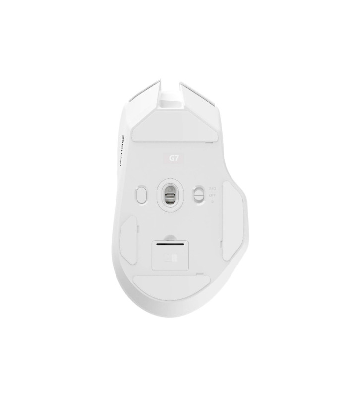 G7 Lightweight Ergonomic Wireless Mouse White