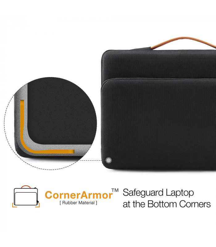 Defender-A14 (13") Laptop Briefcase, Black