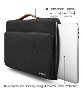 Defender-A14 (13") Laptop Briefcase, Black