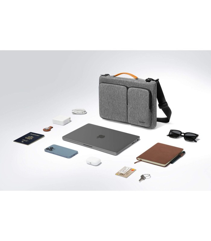 Defender-A42 (14") Shoulder Bag, Grey