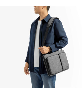 Defender-A42 (14") Shoulder Bag, Grey