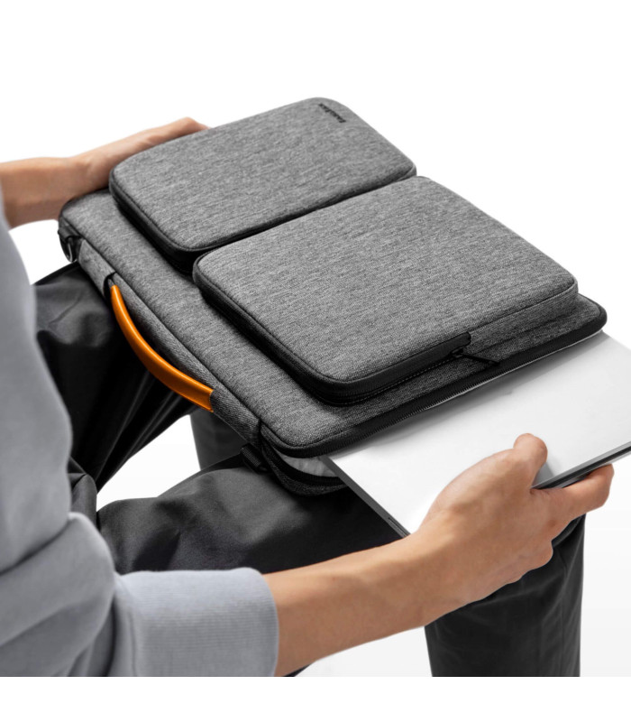 Defender-A42 (14") Shoulder Bag, Grey