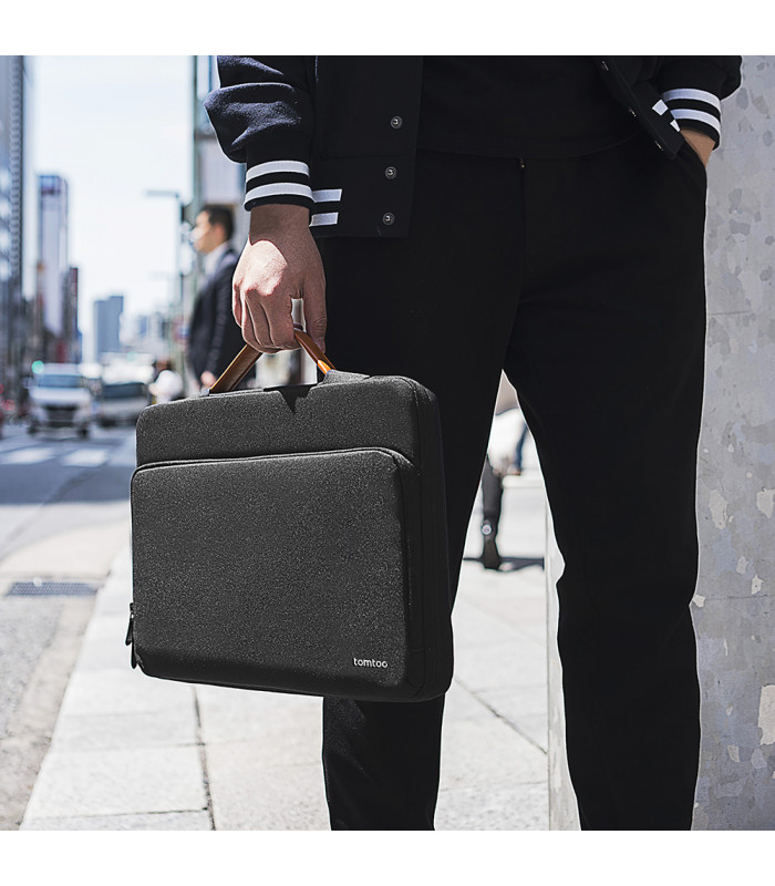 Defender-A14 (13") Laptop Briefcase, Black