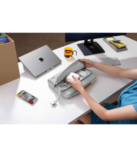 Defender-A14 (13") Laptop Briefcase, Grey