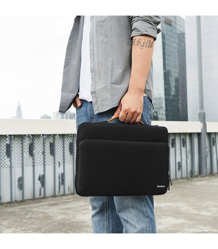Defender-A14 (13") Laptop Briefcase, Black