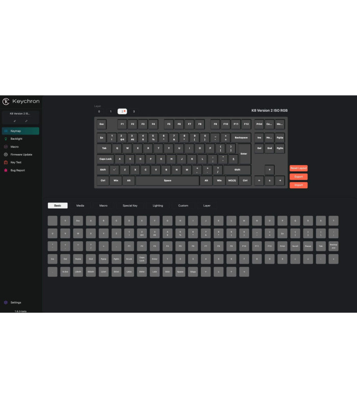 Keychron K8 QMK v2 Red Switch (CH)