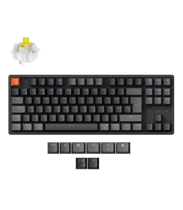 Keychron K8 QMK v2 Banana Switch (CH)