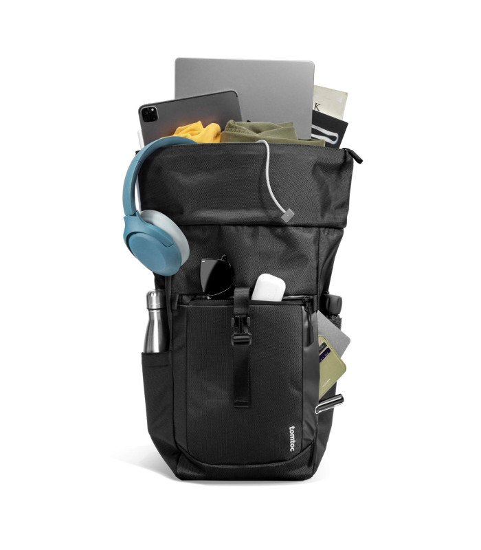 Navigator-T61 Rolltop Backpack Black