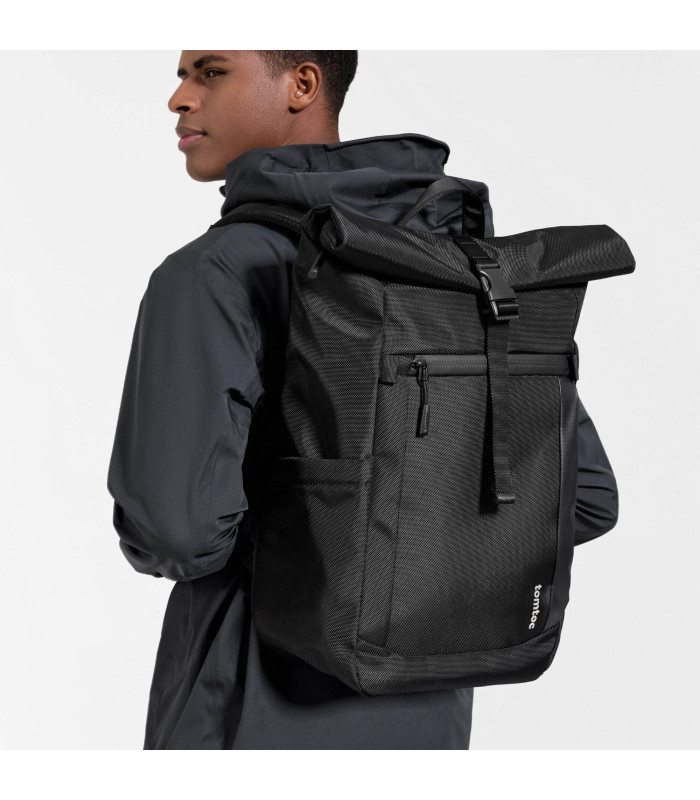 Navigator-T61 Rolltop Backpack Black