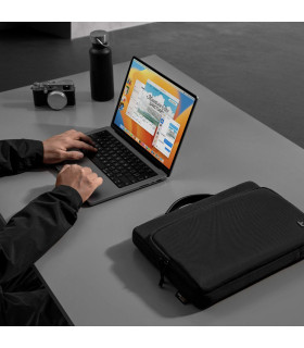 Defender-A14 Premium (13") Laptop Briefcase, Black