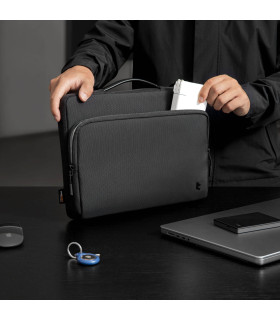 Defender-A14 Premium (13") Laptop Briefcase, Black