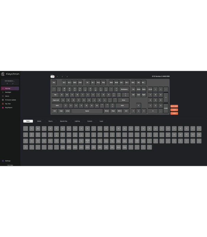 Keychron K10 QMK v2 Banana Switch (CH)