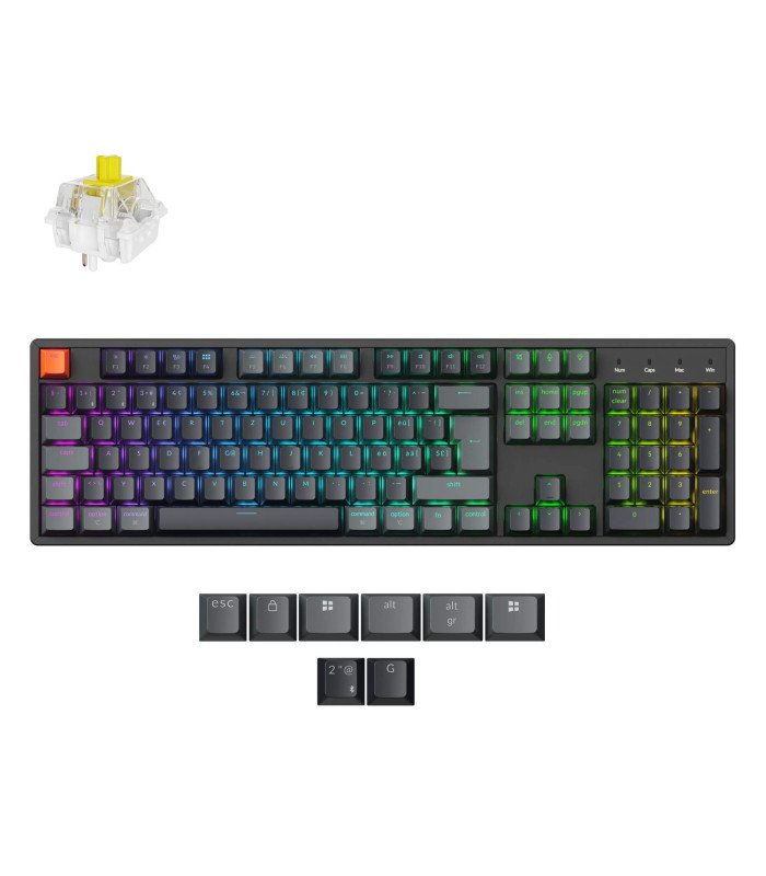 Keychron K10 QMK v2 Banana Switch (CH)