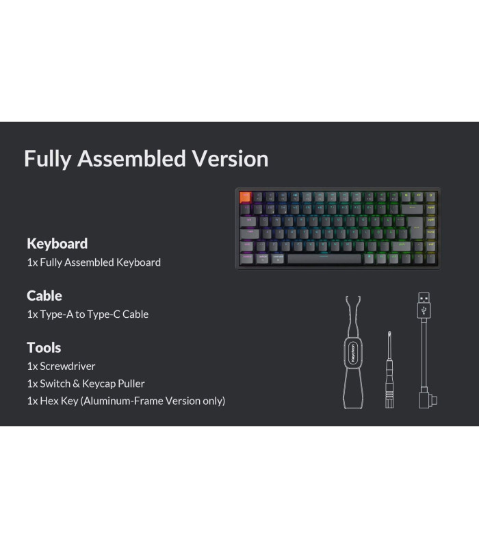 Keychron K2 QMK v3 Red Switch (CH)