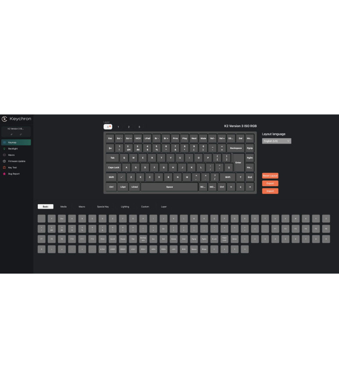 Keychron K2 QMK v3 Brown Switch (CH)