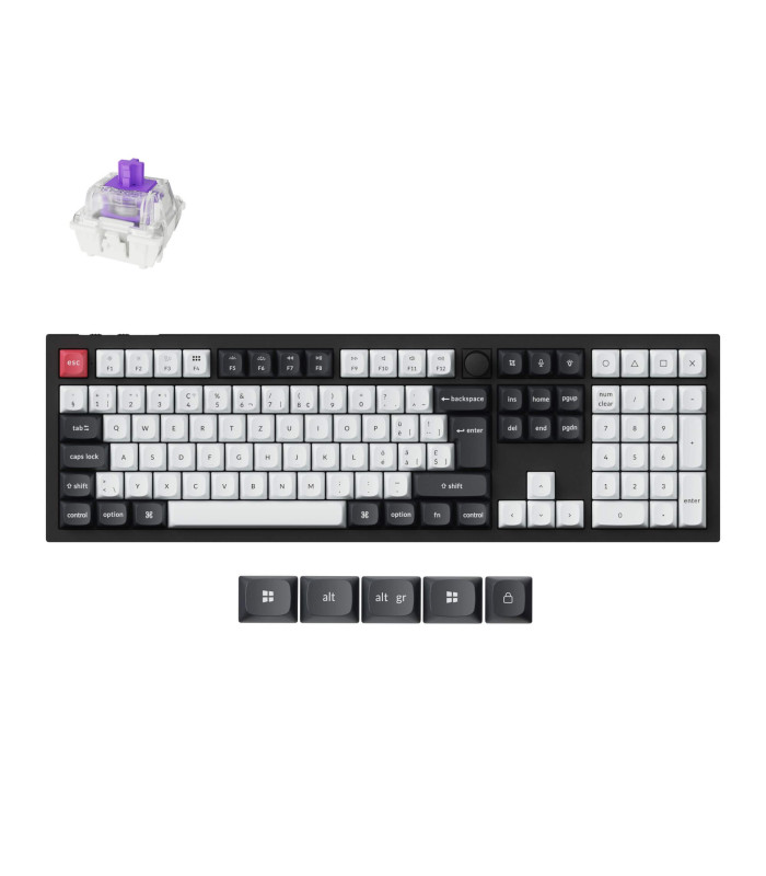 Q6 HE Carbon Black QMK Magnetic Switch (CH)