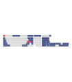 Keychron PBT Dark Blue and White Set Keycaps (US)