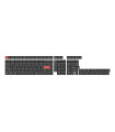 Keychron PBT White on Black Full Set Keycaps (US)