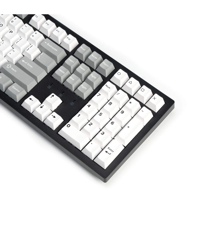 Cherry Profile Double shot PBT Set Grey White Mint