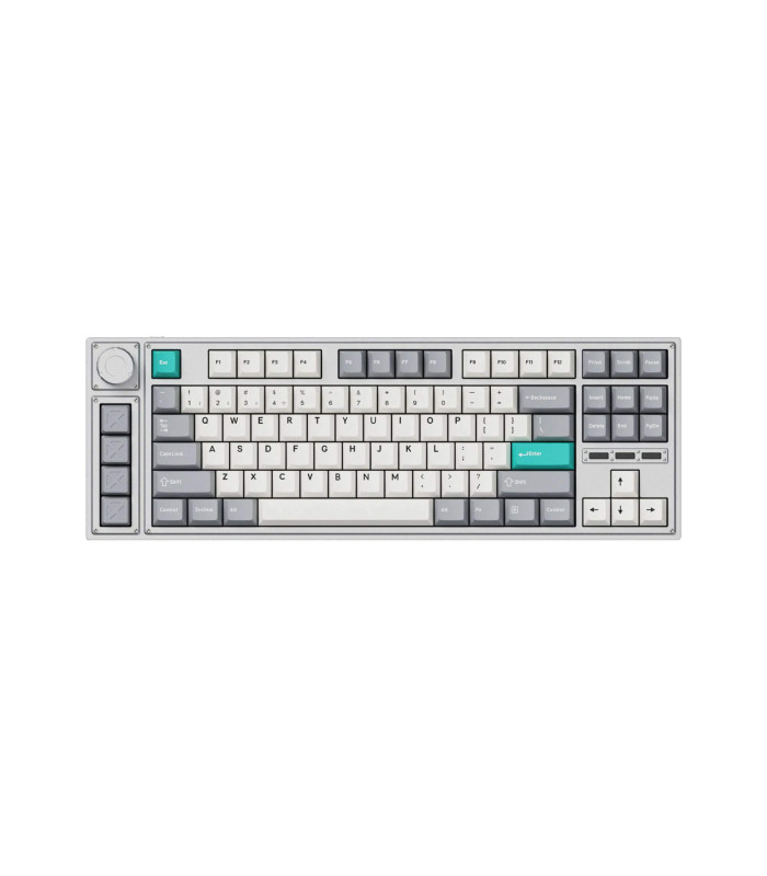 Cherry Profile Double shot PBT Set Grey White Mint