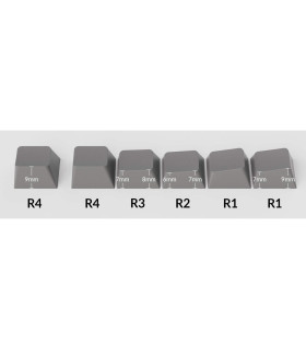 Cherry Profile Double shot PBT Set Grey White Mint