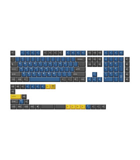Cherry Profile Double shot PBT Set BlueBlackYellow