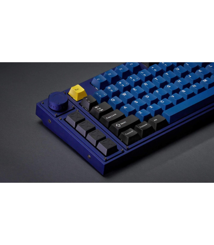 Cherry Profile Double shot PBT Set BlueBlackYellow