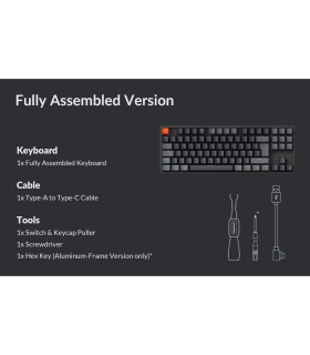 Keychron K8 QMK v2 Banana Switch (CH)