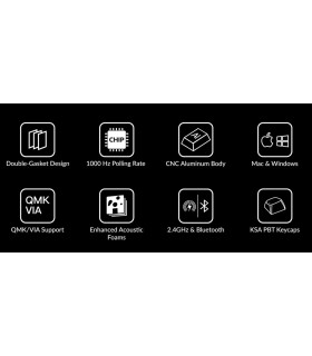 Keychron Q0 Max White QMK Banana Switch NumberPad 