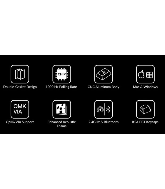 Keychron Q0 Max White QMK Banana Switch NumberPad 