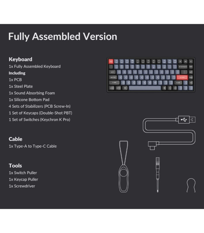 Keychron K2 Pro Banana Switch RGB (US)