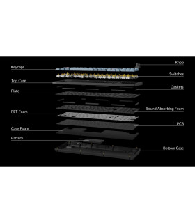 Keychron V5 Max Black Red Switch (US) w/Knob