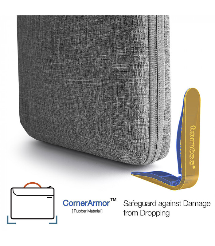 Defender-A22 (16") Laptop Briefcase, Grey