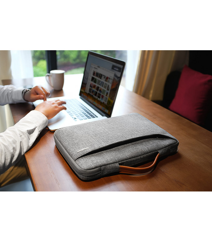 Defender-A22 (16") Laptop Briefcase, Grey