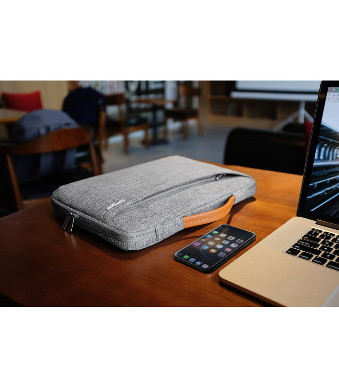 Defender-A22 (16") Laptop Briefcase, Grey