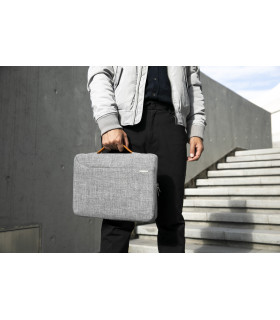 Defender-A22 (16") Laptop Briefcase, Grey